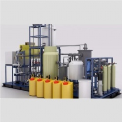 High concentration sodium hypochlorite generator (Membrane electrolysis)